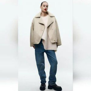 ZARA RELAXED DOUBLE FACED JACKET ZW COLLECTION